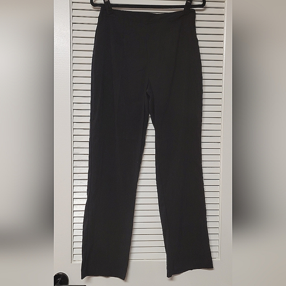 Concord - Black Business Casual Office Pants With Back Zipper